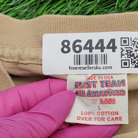 Vintage 1993 Memphis NFL Shirt Medium 20x27 Brown - Picture 8 of 15